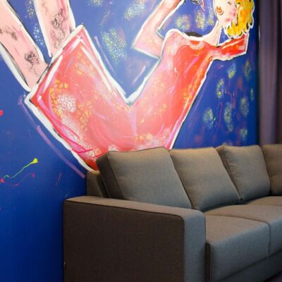 appartement-art-hotel-amsterdam-woonkamer