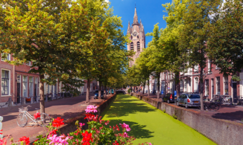Grachten van Delft