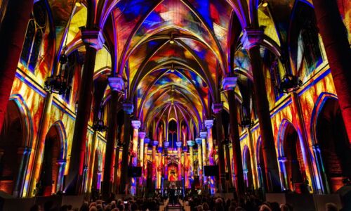 Luminiscence in de Oude Kerk van Delft