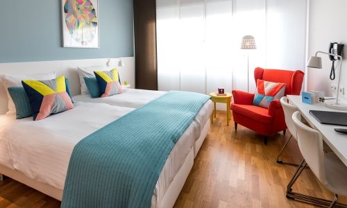 hotelkamer-blauw-hotel-delft